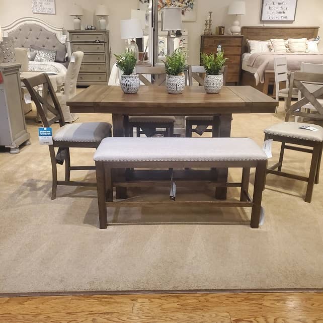 Dining Set - Dining Room Furniture - Furniture of Dalton - In Stock Furniture