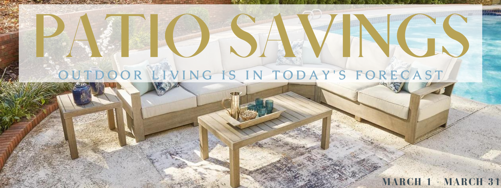 Patio Savings Sale